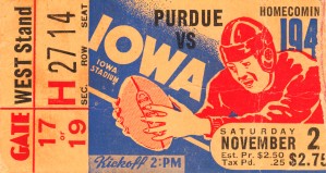 1940 Iowa vs. Purdue